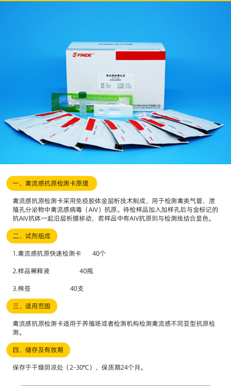 禽流感抗原检测卡