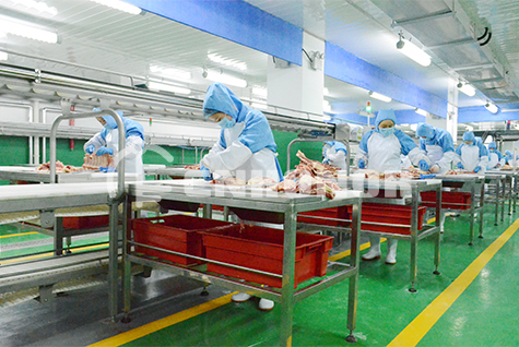 Jiangsu Heshun Food Beef Cutting Line Project