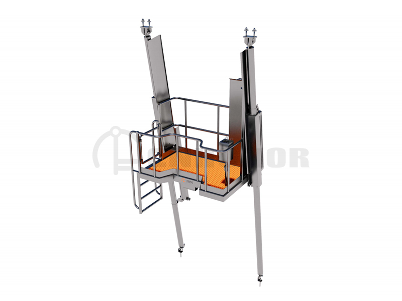 Pneumatic Lifting Tables for Cattle Slaughter Line